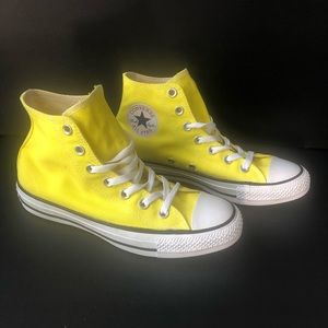 Converse All Star Hi-top Yellow!Women’s Size US7.5